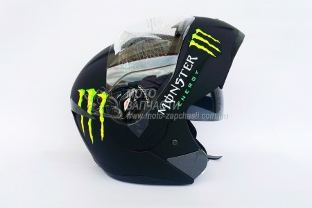 Шлем-трансформер BLD №-158 Monster черный мат