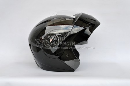 Шлем-трансформер F2/BLD №-158 черный глянец