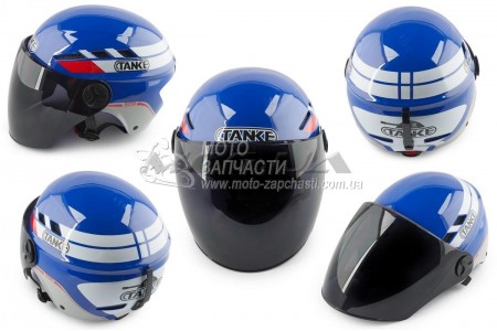 Шлем-полулицевой TANKE mod-210 синий