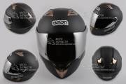 Шлем-интеграл BEON B-500 черный мат