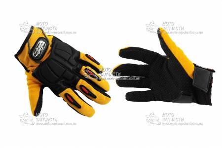 Перчатки PRO-BIKER MCS-22 L желтые