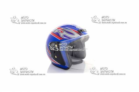 Шлем-полулицевой HLN B-201 синий