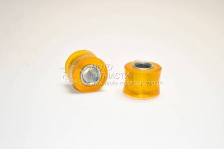 Сайлентблоки амортизаторов Альфа 12 мм силиконовые оранжевые KTO