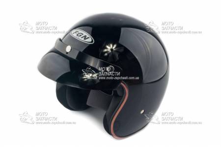 Шлем-полулицевой FGN FX-510 черный