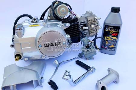 Двигатель + карбюратор Альфа/JH-110 см3 d-52,4 мм механика Аlpha-Lux
