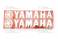Наклейка YAMAHA 20х6 см 2 шт хром