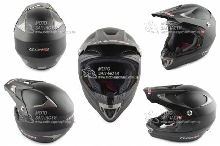 Шлем кроссовый LS-2 MX-422 черный мат