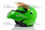 Шлем-трансформер BLD №-156 хамелеон / зеленый
