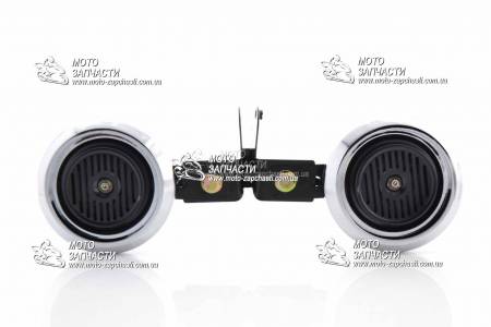 Сигналы звуковые 12V Alpha пара LIPAI хром Сигналы звуковые 12V Alpha пара LIPAI хром
