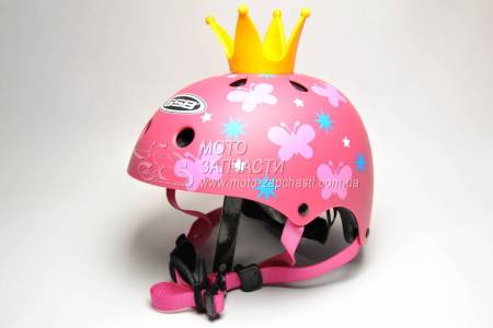 Шлем детский полулицевой GSB PRINCESS розовый