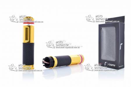 Ручки руля тюнинг LED габарит+поворот RIZOMA mod-HP11 золото