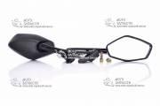 Зеркала пятиугольные LIFAN ZC-200 M8/10 черные XH-MOTO