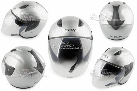 Шлем-полулицевой FGN 601 серый