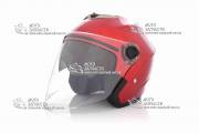 Шлем-полуцевой FGN №-168 красный + очки