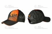 Бейсболка KTM черно-оранжевая