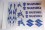 Наклейка Suzuki blue A4
