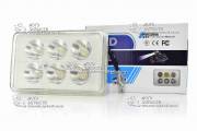 Оптика фары LED мото Viper CG-150 30W прямоугольная CREE