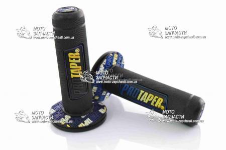 Ручки руля тюнинг PROTAPER черно-желтый лого Ручки руля тюнинг PROTAPER черно-желтый лого