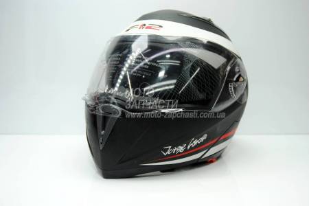 Шлем-трансформер F2 N-158 черно-красный 