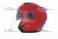Шлем-полулицевой XYZ mod:516+очки красный