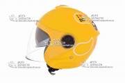 Шлем-полулицевой детский YOHE mod:T69+очки желтый
