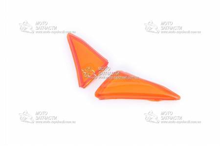 Стекла задних поворотов Honda Lead-100 SEE оранжевые