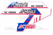 Наклейка ACTIVE сине-белые