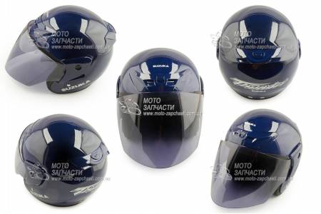 Шлем-полулицевой SUZUKA S-601 темно-синий