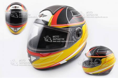Шлем-интеграл KOJI mod:550 (Taiwan) черно-желтый