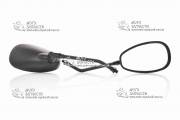 Зеркала Овал XH-MOTO QX-1079 M10 R+R black mat