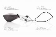 Зеркала Styling XH-MOTO QX-1241 M8 R+R черные+хром