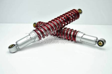 Амортизаторы ALPHA h-340 мм NDT красные