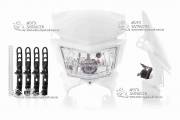 Обтекатель+фара GEON CG150 mod:1 белый