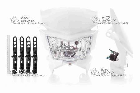 Обтекатель+фара GEON CG150 mod:1 белый