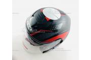 Шлем-полулицевоймFGN FX-512 ARROW черно-красный