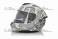 Шлем-интеграл VLAND M63+очки бело-серый
