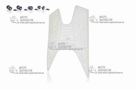 Коврик пола (пластик) Honda DIO AF25 OEM белый Коврик пола (пластик) Honda DIO AF25 OEM белый