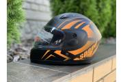 Шлем-интеграл детский F2 SPEED black/orange