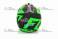 Шлем кроссовый MOTAX CH202+очки черно-зеленый