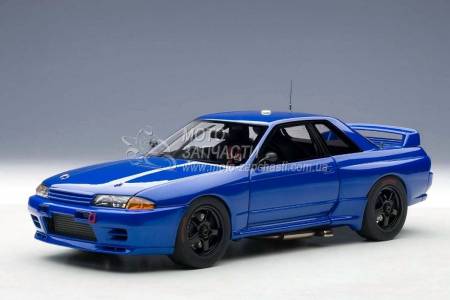 1/18 Nissan Skyline GT-R (R32) Plain Body синий AUTOart