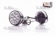 Фары LED 9 диодов алюминий под зеркало DC-ART
