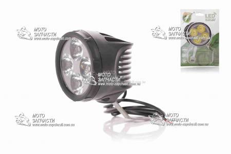 Фара LED круглая 4 диода под зеркало RTD Фара LED круглая 4 диода под зеркало RTD