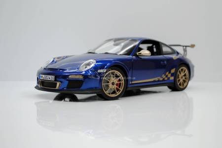 1/18 модель Porsche 911 (997.2) GT3 RS 3.8 2010 Aqua Blue Metallic NOREV