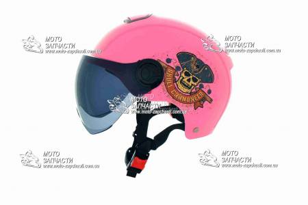 Шлем-полулицевой детский DAVID mod:310 PANDA pink