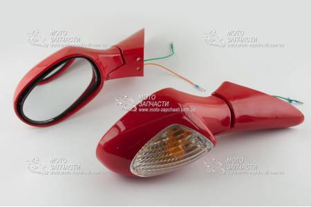 Зеркала Viper F1 TVR красные Зеркала Viper F1 TVR красные