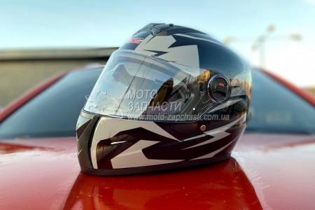 Шлем-интеграл F2 M61+очки чёрно-серый
