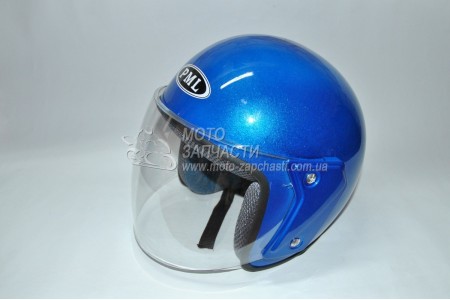 Шлем открытый PML синий 