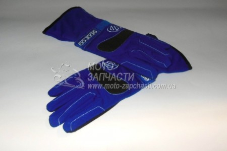 Перчатки Sparco синие.